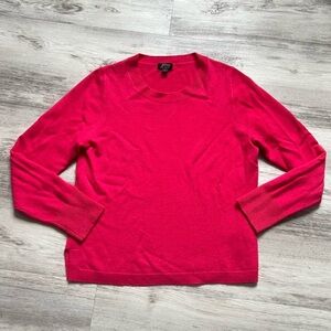 J. Crew Women's Vibrant Pink Sweater